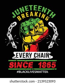 Juneteenth t shirt design and print template. High quality file and easy to editable file.