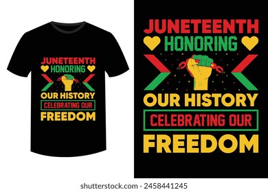 juneteenth t shirt designs eps10