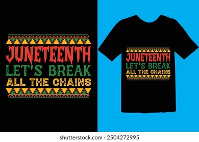 Juneteenth t shirt, vector, Juneteenth elements, freedom day, American black people historical freedom day t shirt design, Fully editable an