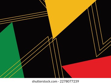 Juneteenth theme abstract background, freedom day, annual holiday. Vector design for banners, greeting cards, posters.