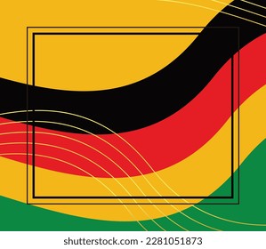 Juneteenth theme abstract background, freedom day, annual holiday. Vector design for banners, greeting cards, posters.