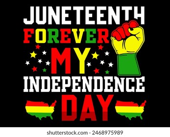 Juneteenth T-Shirt Design- Best Selling Juneteenth T Shirt Design- Juneteenth TShirt Design- Juneteenth Typography- Independence day