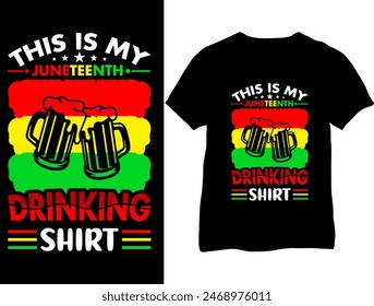 Juneteenth T-Shirt Design- Best Selling Juneteenth T Shirt Design- Juneteenth TShirt Design- Juneteenth Typography- Independence day