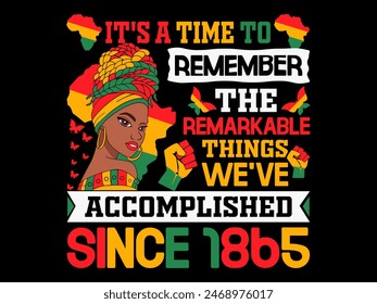 Juneteenth T-Shirt Design- Best Selling Juneteenth T Shirt Design- Juneteenth TShirt Design- Juneteenth Typography- Independence day