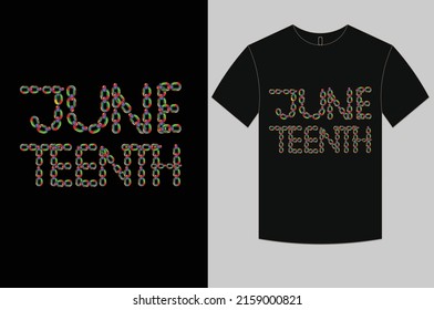 Juneteenth T-shirt design for business and finance