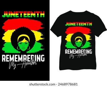 Diseño de camiseta Juneteenth- Ideas de diseño de camiseta Juneteenth- Camisetas Juneteenth- Ideas de diseño de camiseta- Camiseta del día de la independencia