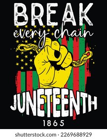 Juneteenth tshirt design and print template. Easy to editable and high quality file.