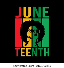 Juneteenth Vintage Design Illustration - Juneteenth design background illustration - Juneteenth t shirt design.