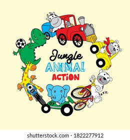 jungle animal action