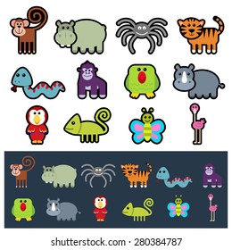 Jungle Animal Icons