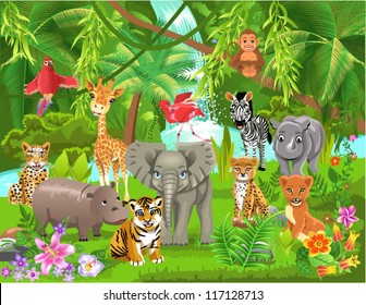 1,041,629 Jungle animals Images, Stock Photos & Vectors | Shutterstock