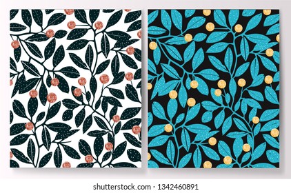 Jungle background leaves