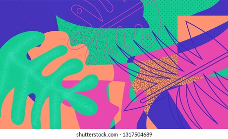 Jungle background tropical leaves.Tropical leaves, jungle pattern. Forest foliage. Vector floral background. Vector floral design card. Summer exotic flora. Exotic tropical hawaiian pattern.