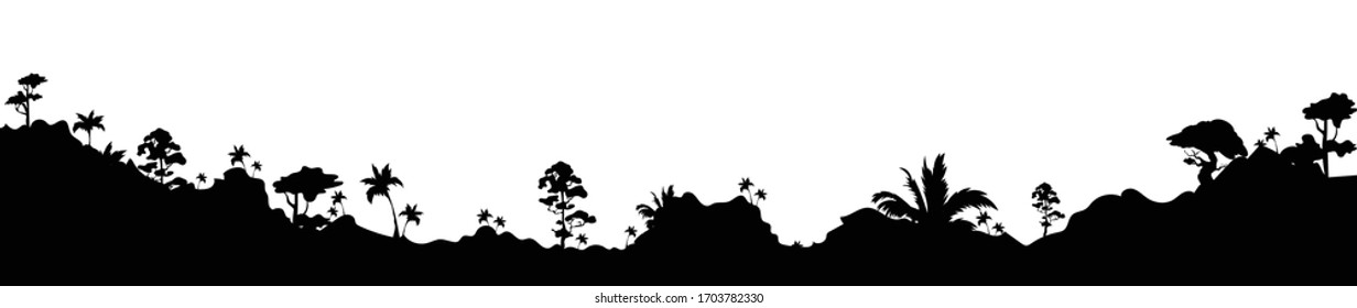 Forest Silhouette Images, Stock Photos & Vectors | Shutterstock