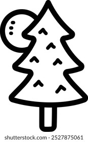 Dschungel-Doodle, Vektorsymbol und Illustration