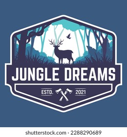
Jungle Dreams outdoor deer logo