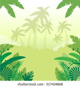 Jungle Flat Background3