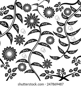 In the Jungle floral pattern