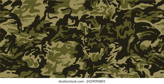 A jungle forest camouflage background abstract illustration print vector graphic artwork
