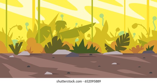 Jungle Game Background Landscape