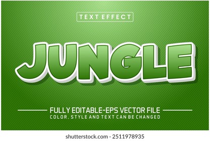 Jungle green font Text effect editable