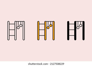 jungle gym  icons  symbol vector elements for infographic web