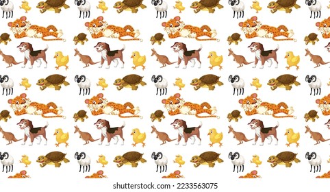 Jungle and Home animals, pet animals