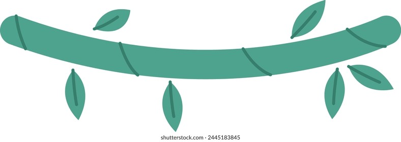 Jungle Liana Plant Vector Illustration