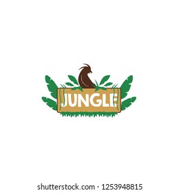 Jungle Logo Design Stock Vector (Royalty Free) 1253948815 | Shutterstock