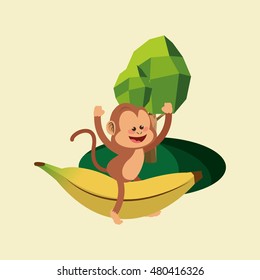 jungle monkey cartoon 