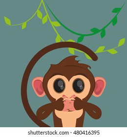 jungle monkey cartoon 