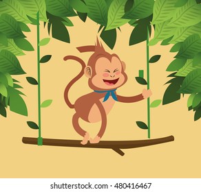 jungle monkey cartoon 