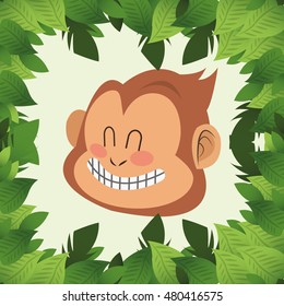 jungle monkey cartoon 