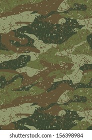 Jungle and mud camouflage pattern.
Illustrator swatch of repeat pattern included.