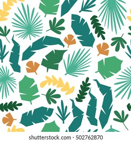 Jungle Pattern Vector Seamless Background