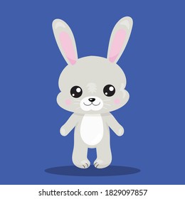 Dschungelkaninchen-Design, Vektorgrafik