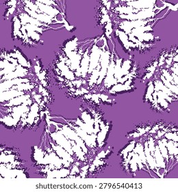 jungle tree vector seamless pattern. Colored jungle trees. .eps