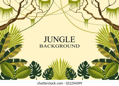  jungle. vector illustration