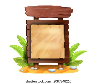 Jungle wooden sign Images, Stock Photos & Vectors | Shutterstock