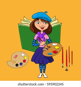 Junior artist paiting