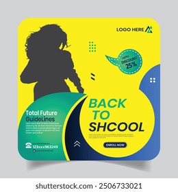 Junior School Advertisement Social Post Design 