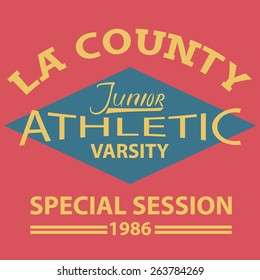 junior varsity graphic for t-shirt design,vector illustration