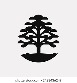 Juniper forest tree icon - Simple Vector Illustration