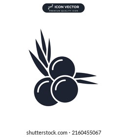 juniper icon symbol template for graphic and web design collection logo vector illustration