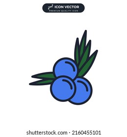 juniper icon symbol template for graphic and web design collection logo vector illustration