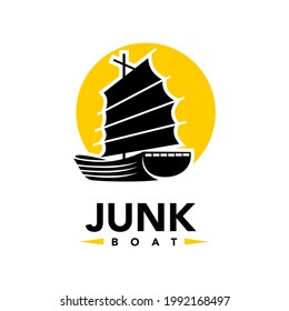 junk boat logo china traditional boat symbol