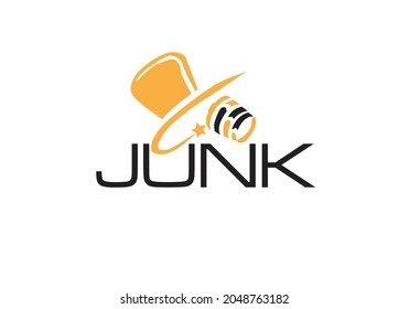 Juntas, construcción, limpio, tipografía moda digital minimalista futuro creativo logo vectorial ilustración