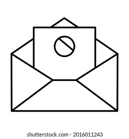 Icono de correo no deseado que puede modificar o editar fácilmente

