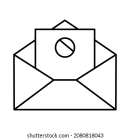 Junk email icon which can easily modify or edit

