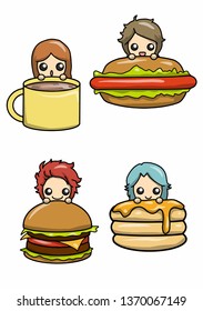 junk food character